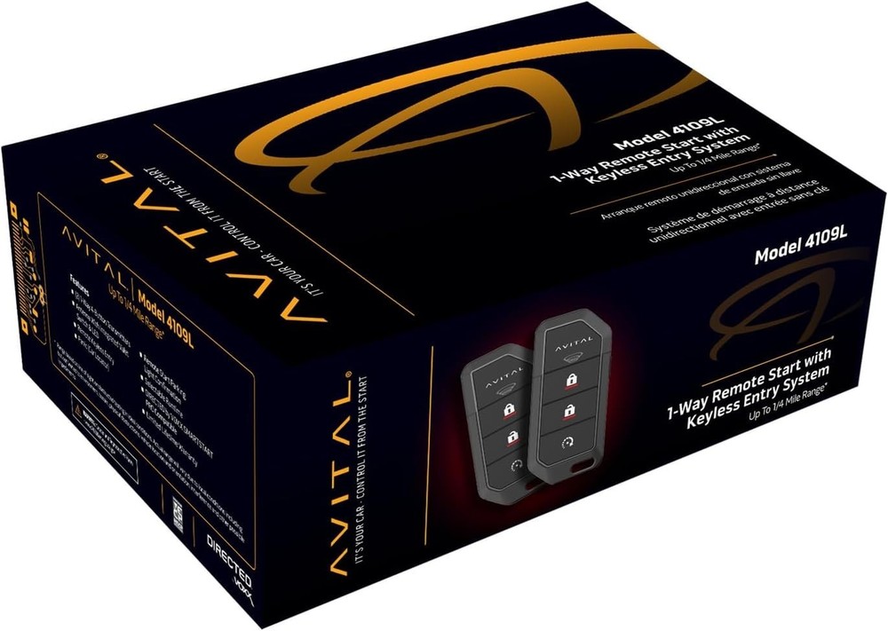 1-Way Remote Start System with Two 4-Button Remotes