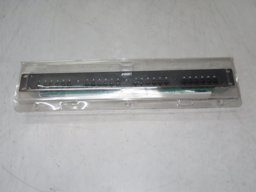 AMP Netconnect 556189-1 24-Port Single-Pair CAT 3 Cable Patch Panel