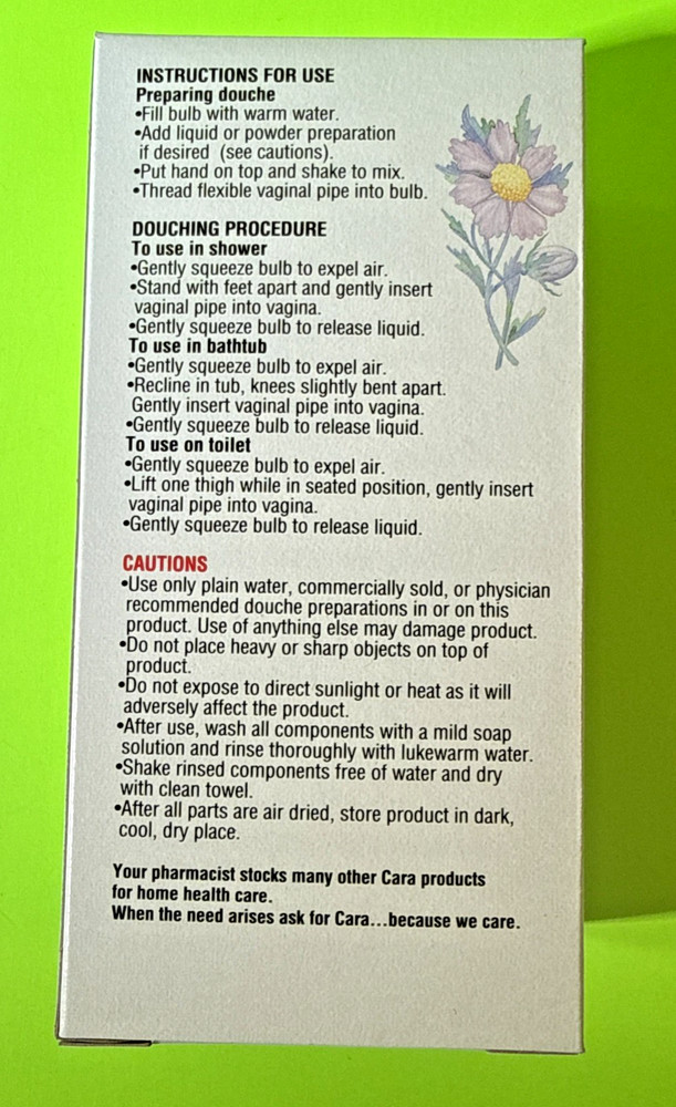 CARA BULB DOUCHE SYRINGE