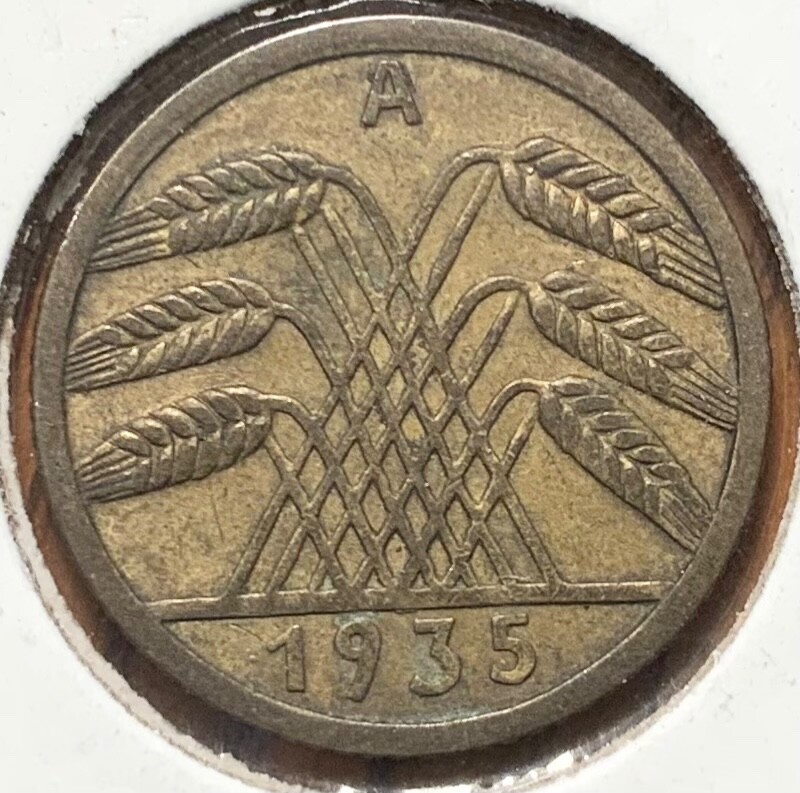 1935 Germany 5 Reichspfennig
