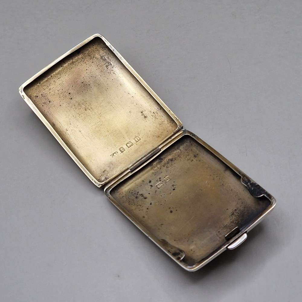 Sterling Silver Engine Turned Matchbook Case by Cohen & Charles 1928