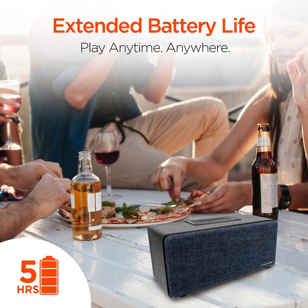 Hypergear Fabrix 2 Wireless Speaker, Stereo w Hands-free Speakerphone Function