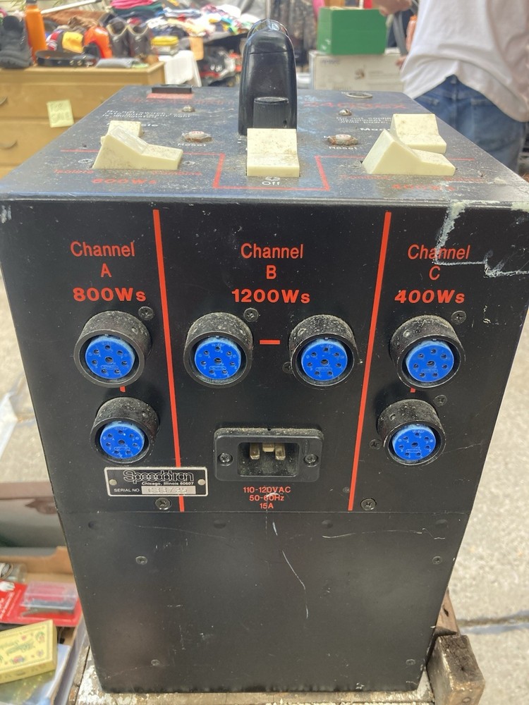 Speedotron 2403cx LV Trigger Variable Power Control Untested