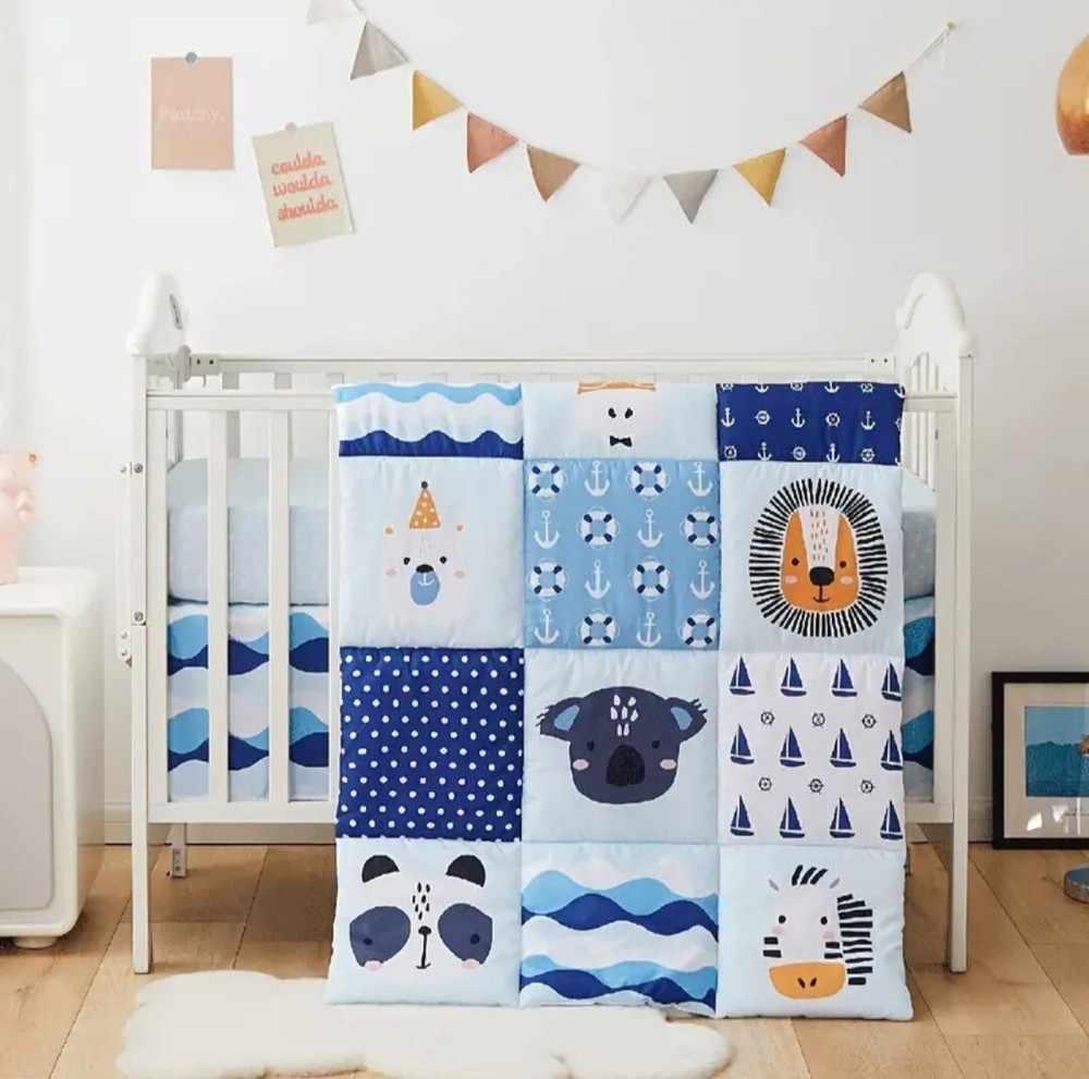 Crib Bedding Set, 3 Pieces