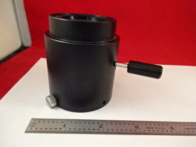 MICROSCOPE PART LENS FILTER ADAPTER ATTACHMENT UNKNOWN MAKER OPTICS AS IS #AM-24