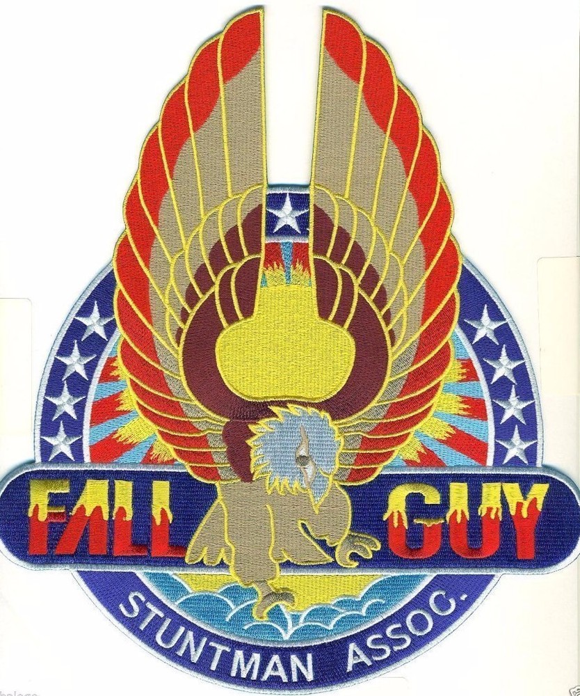 FALLGUY STUNTMAN ASSOC. EMBROIDERED 4.5" TALL PREMIER PATCH