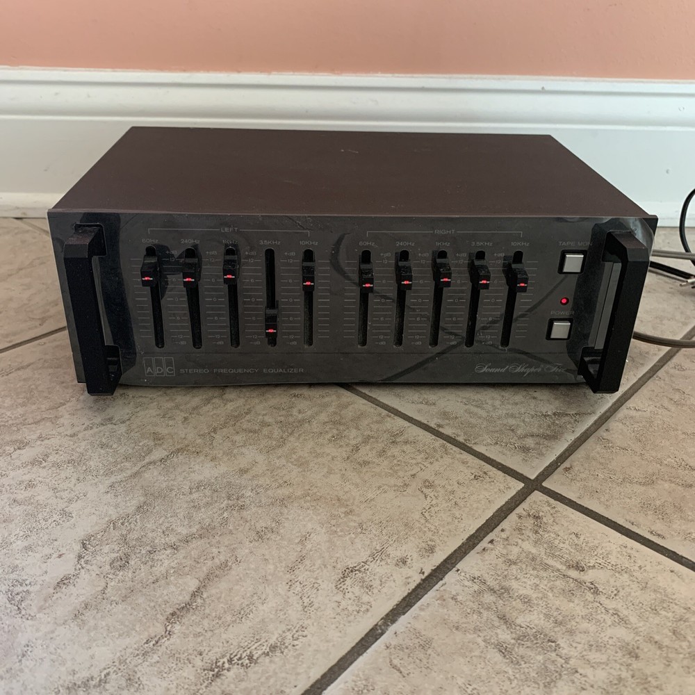 ADC Stereo Frequency Equalizer Model SS-5 Sound Shaper Five WORKS Tested