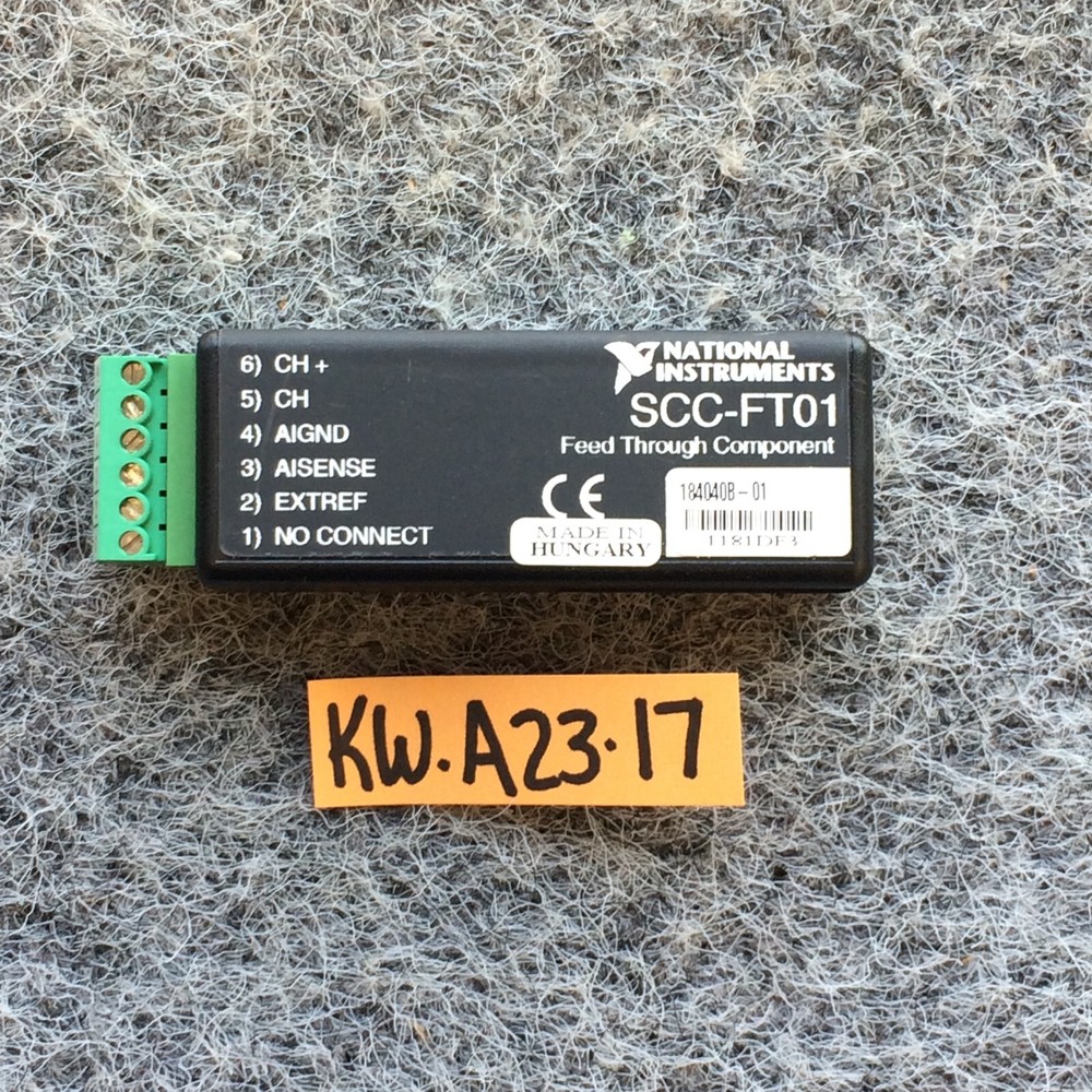 National Instruments NI SCC-FT01  Feed Through Component 1844040B-01