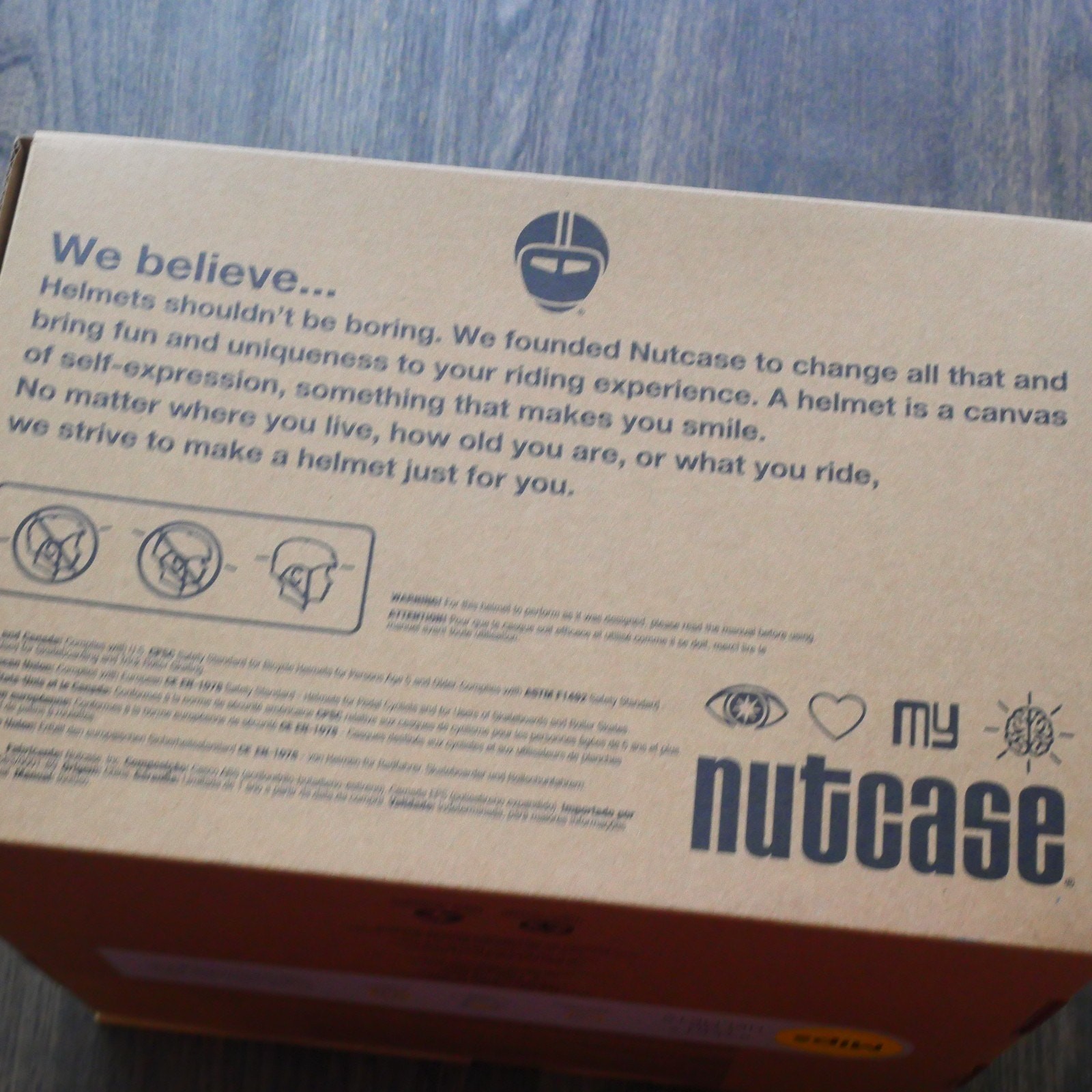 NEW Nutcase Little Nutty Toddler Helmet Bike Skate Tie Dye MIPS 8 7/8" - 20.5"