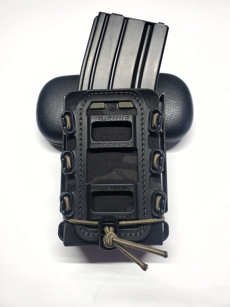 G-Code Soft Shell Scorpion Rifle Mag carrier-MCBlk