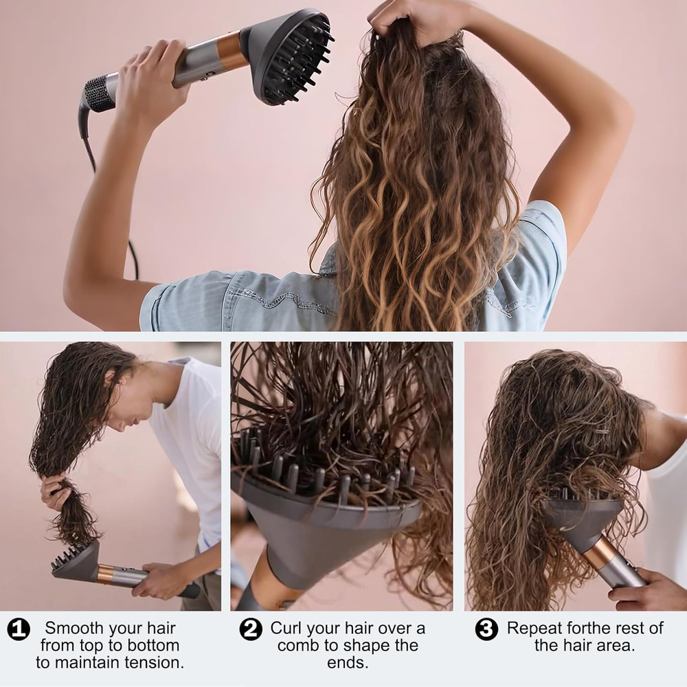 Upgraded Diffuser for Dyson Airwrap Attachments, Diffuser Nozzle Converting for