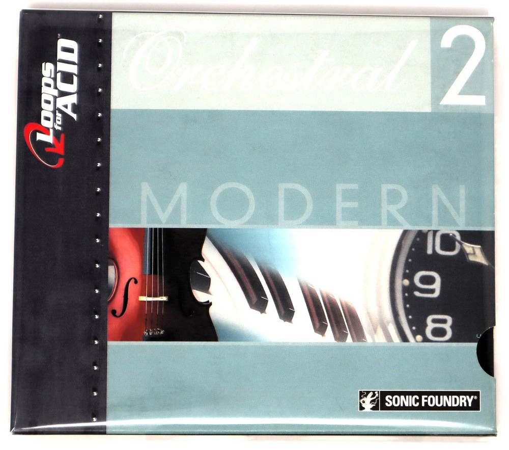 Sonic Foundry Orchestral 2 Loops For Acid Sample/Sound Library/Sampling CD