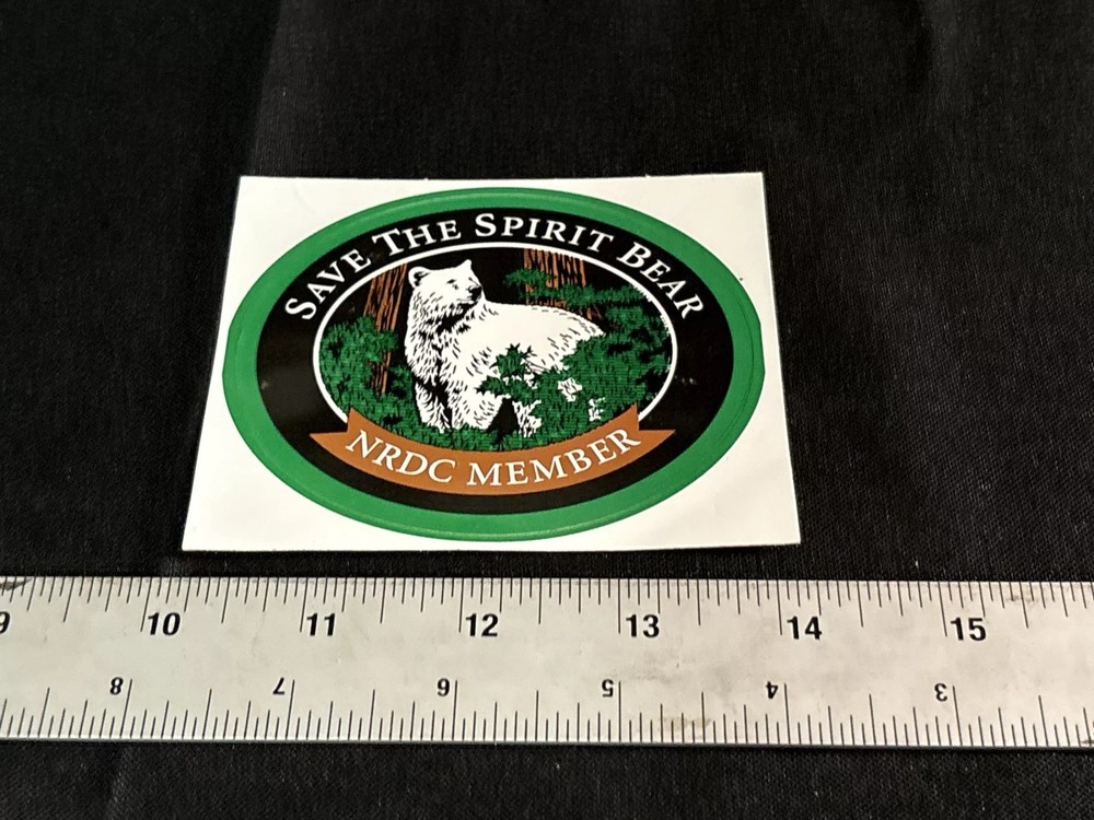 NRDC Member sticker (green, Bear)