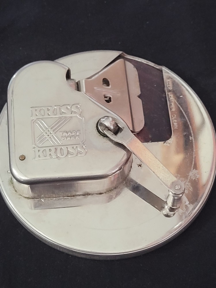 Vintage Kriss Kross Stropper Razor Blade Sharpener ~