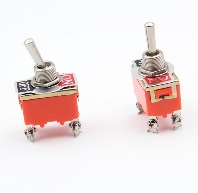 2Pcs Heavy Duty DPST ON/OFF Toggle Switch High Quality [C3]