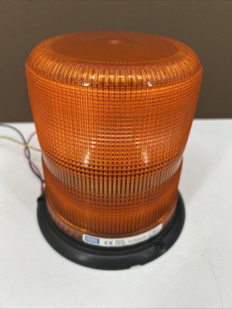 ECCO 7970 AMBER Beacon Light Screw Down / Pole Mount Amber