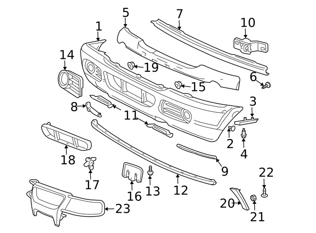 Genuine Ford Valance Panel 1L2Z-17626-AA