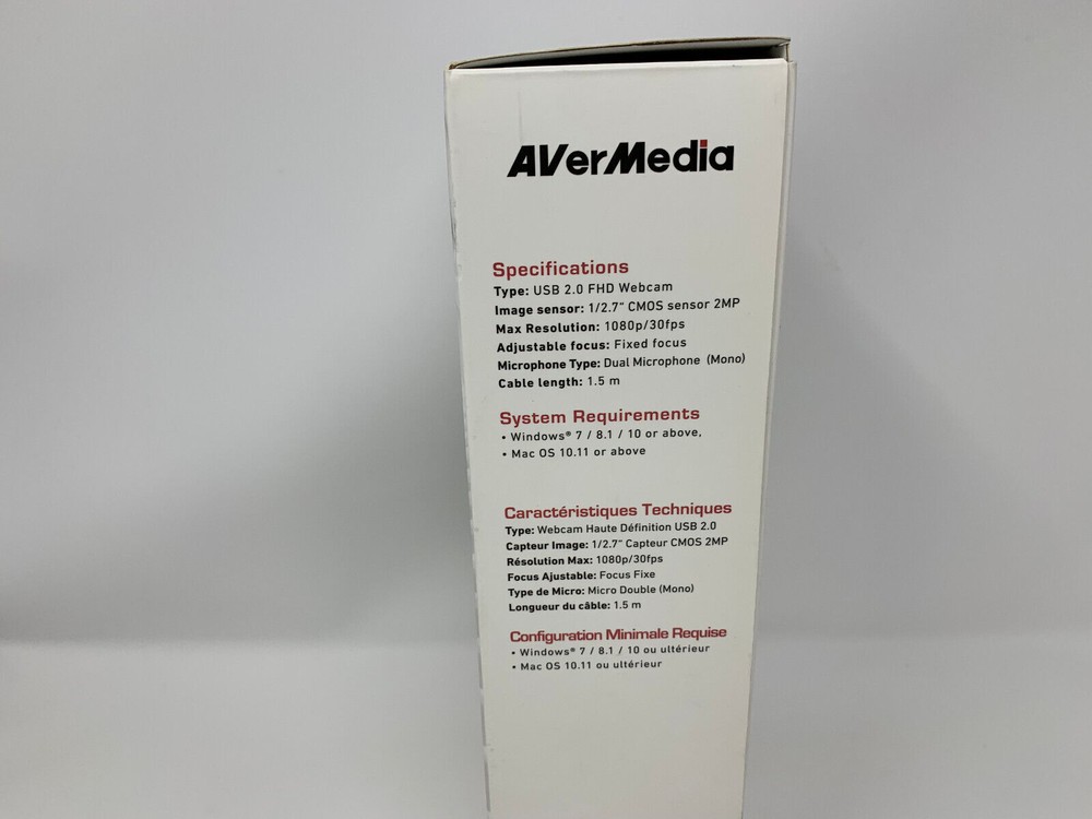 AVerMedia Live Streamer Webcam 313