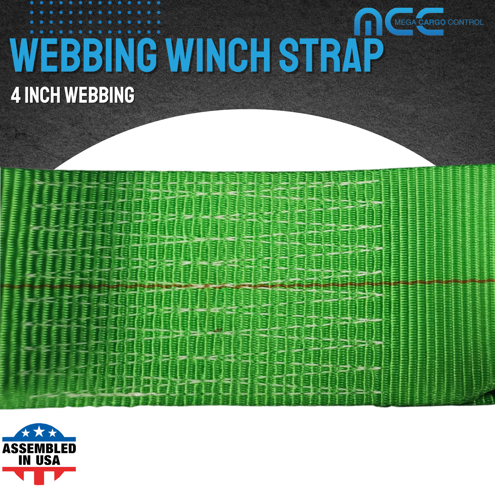 USA 10 Pack Heavy Duty 4"x30' Winch Strap w/Flat Hook Flatbed Truck Trailer Farm