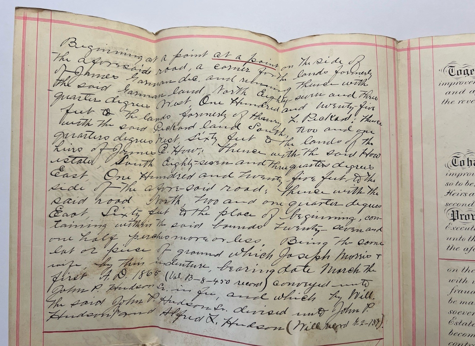 Antique 1865 Deed, 1899 Deed & Mortgage, and 1906 Mortgage Documents - Delaware