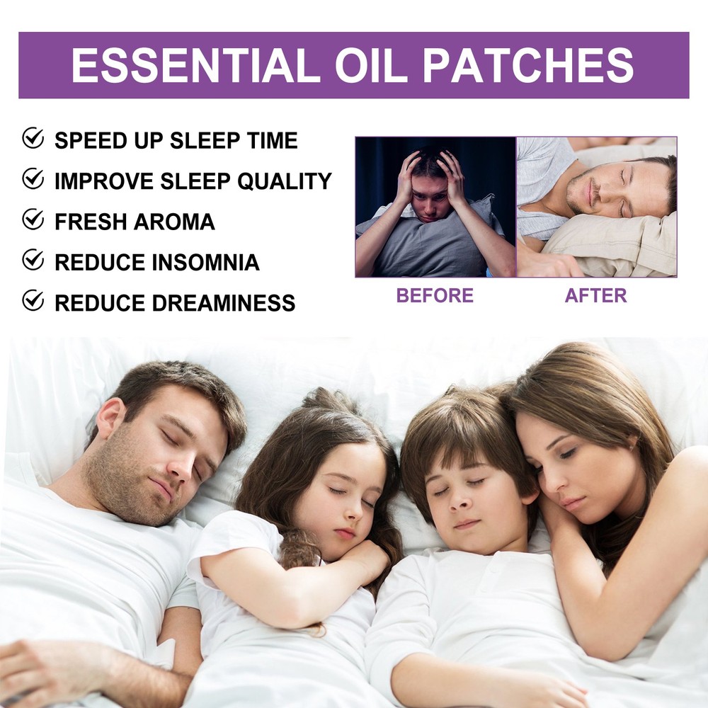 ential Oil Good Night Patch Care Helps Quily Fall Asleep
