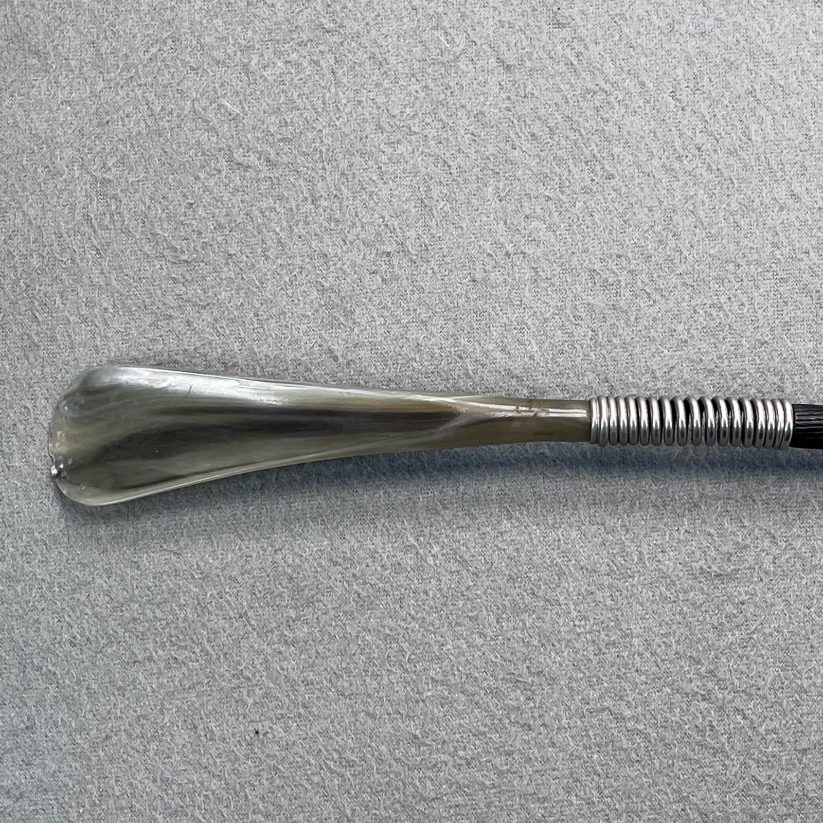 Antique Victorian Horn Boot Jack Gentleman Valet Equestrian Estate Tool 19"