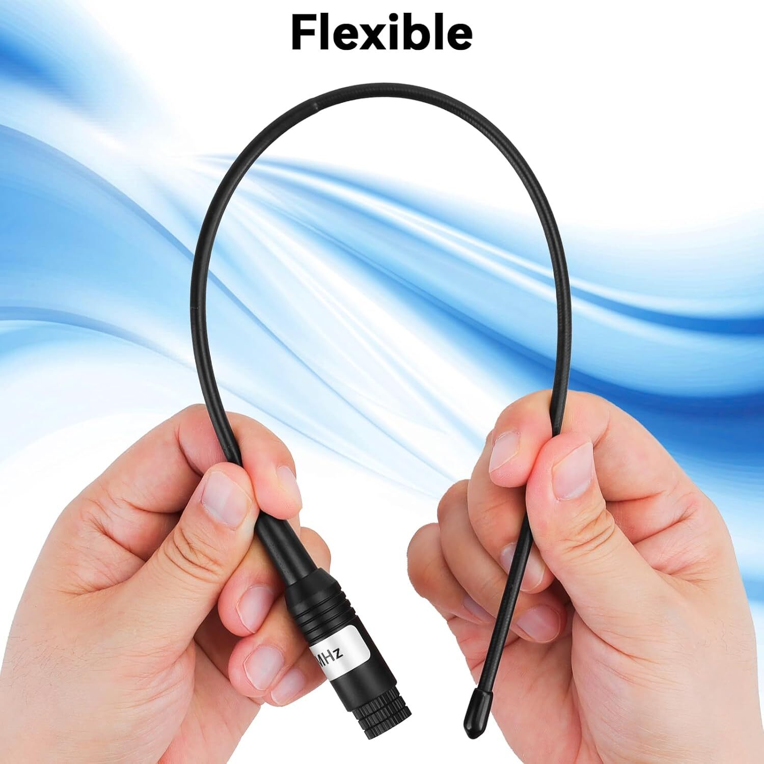 For Meshtastic LoRa Antenna 915MHz 10dBi Gain Long Range Soft Whip with SMA Male