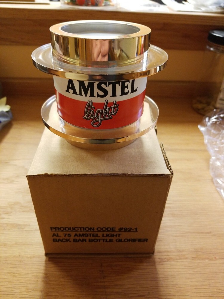 Amstel Light Back Bar Bottle Glorifier