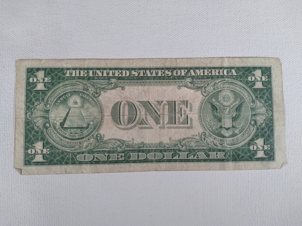 1935 E Silver Certificate One Dollar Bill