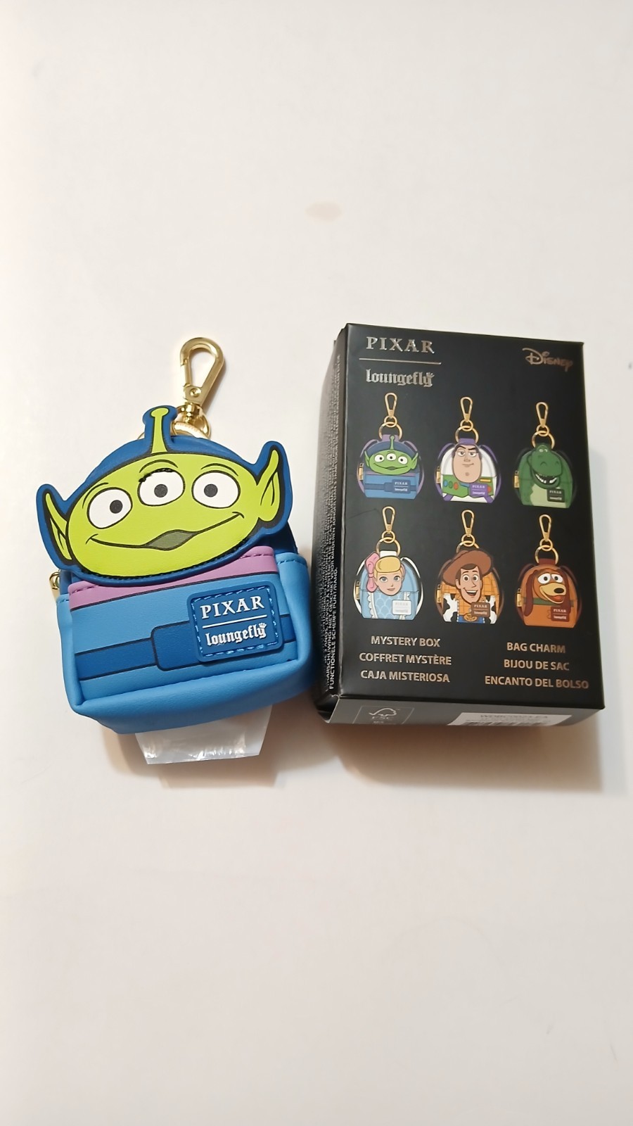Loungefly Disney Pixar Toy Story Alien Mini Backpack Mystery Bag Charm Confirmed