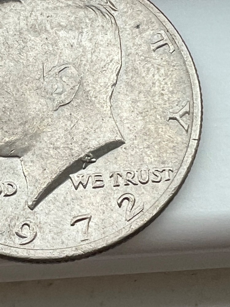 RARE 1972 Kennedy Half Dollar - No Mint Mark, Multi Errors