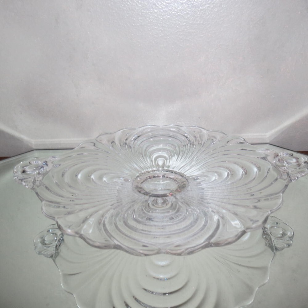 Cambridge Caprice Clear 2 Handled Tidbit Tray