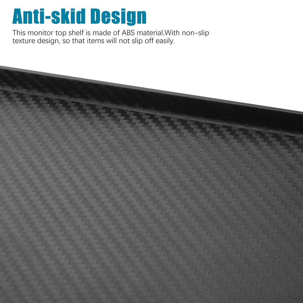 TV Computer Caddy Screen Top Shelf Desktop Adjustable Storage Organize Bracket