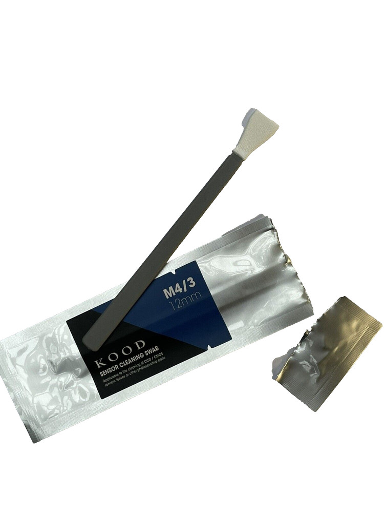 KOOD PRO Micro 4/3 Camera Sensor Cleaning Kit 12x Swabs & 10ml Fluid