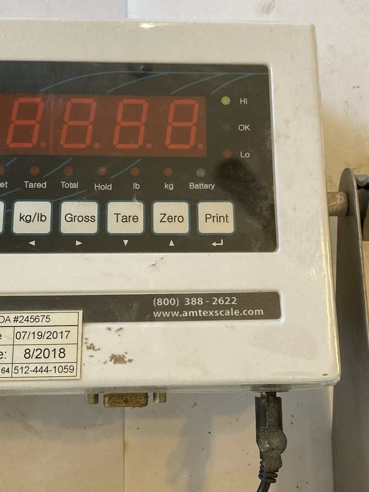 Triner Scale Indicator TS-700 MS Readout Large Display With Stand