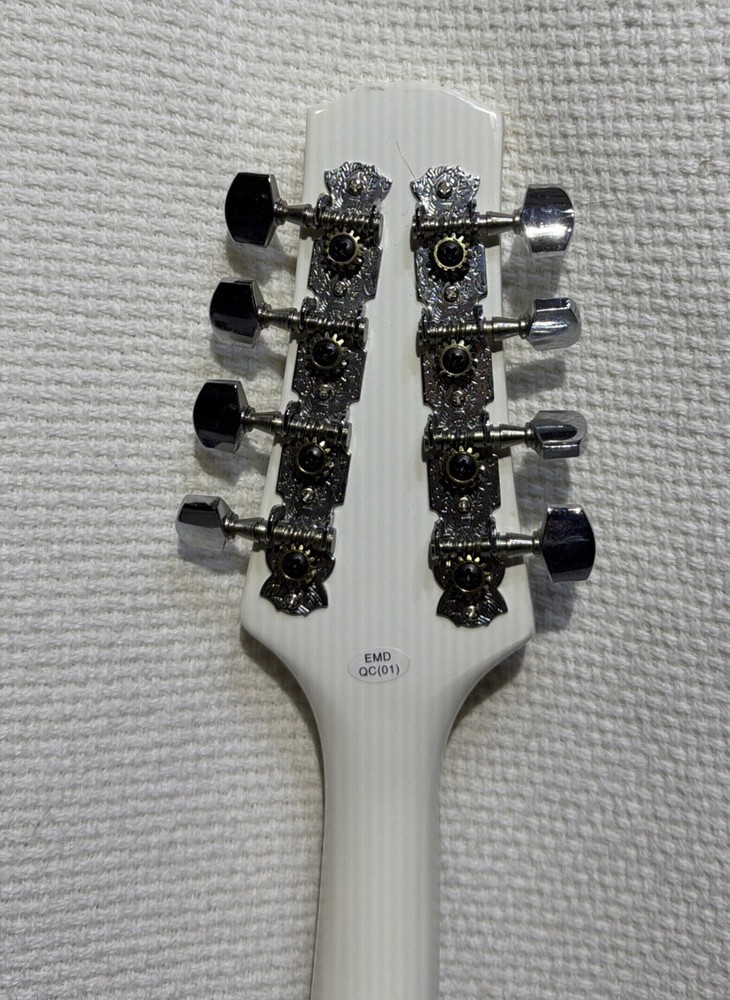Stagg Acoustic-electric bluegrass mandolin White