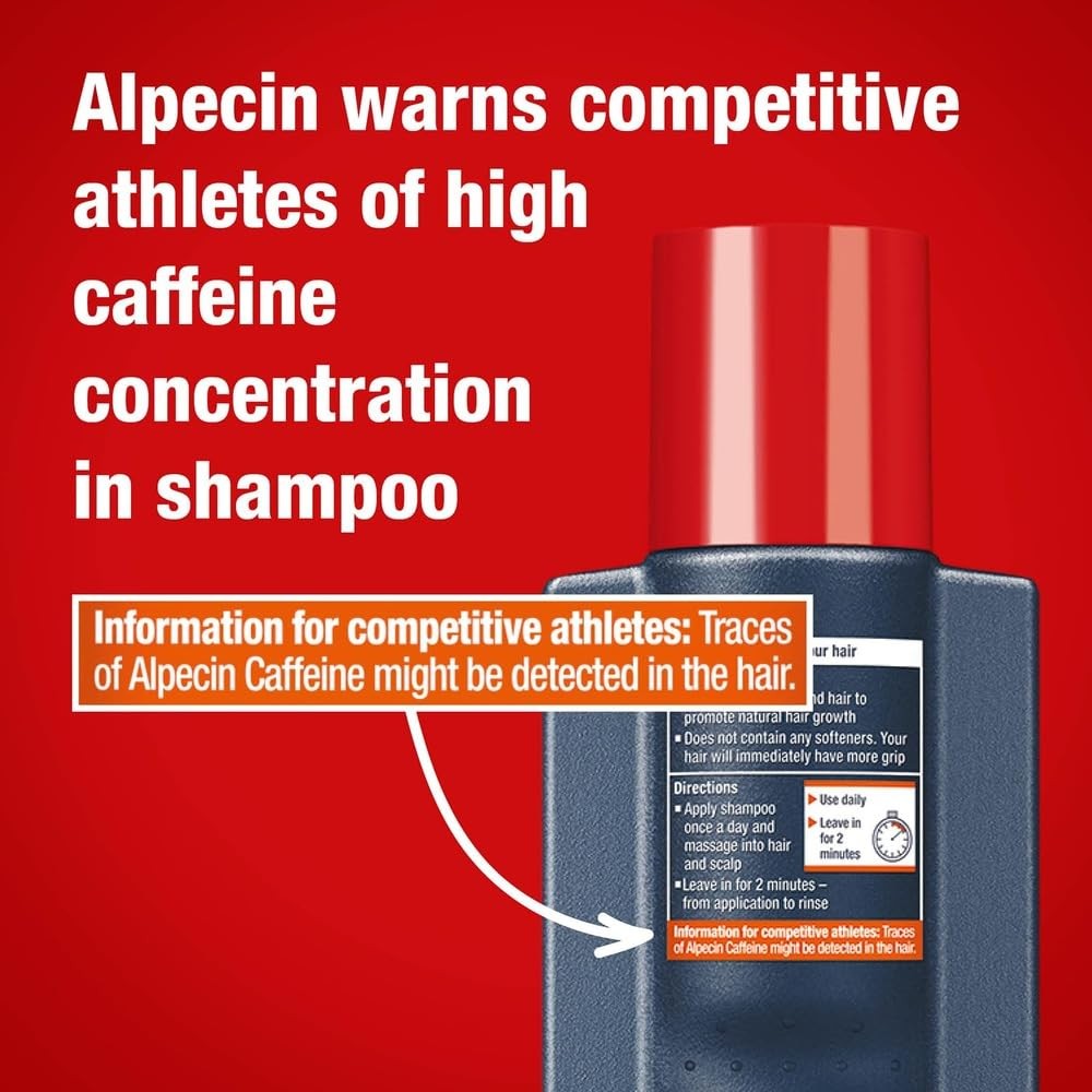 Alpecin C1 Caffeine Shampoo, 8.45 fl oz, Cleanses the Scalp to Promote Natura...