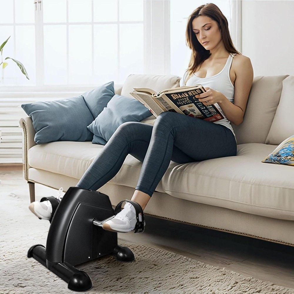 Digital LCD Mini Exercise Bike with 8 Resistance Levels for Efficient Workouts