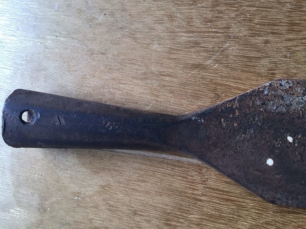 Vintage Metal Timber Framing Chisel 14 Inch Tool