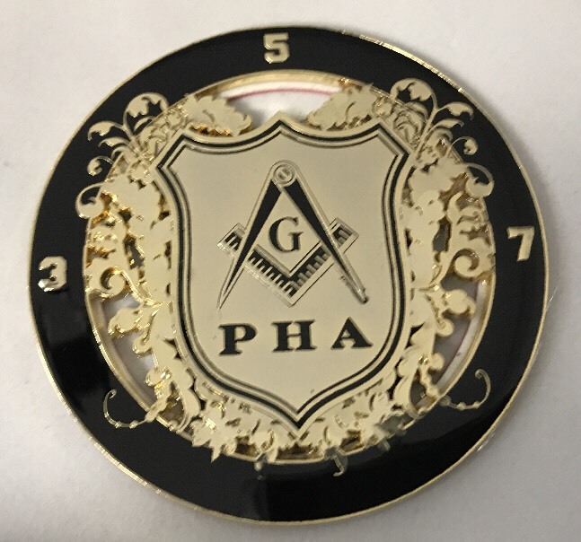 Freemason Masonic 357 PHA Cut Out Car Emblem