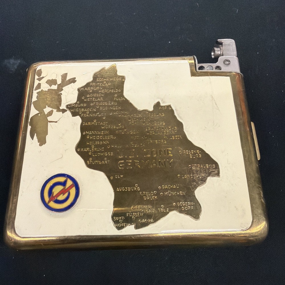 WW2 US Army Cigarette Case US ZONE GERMANY