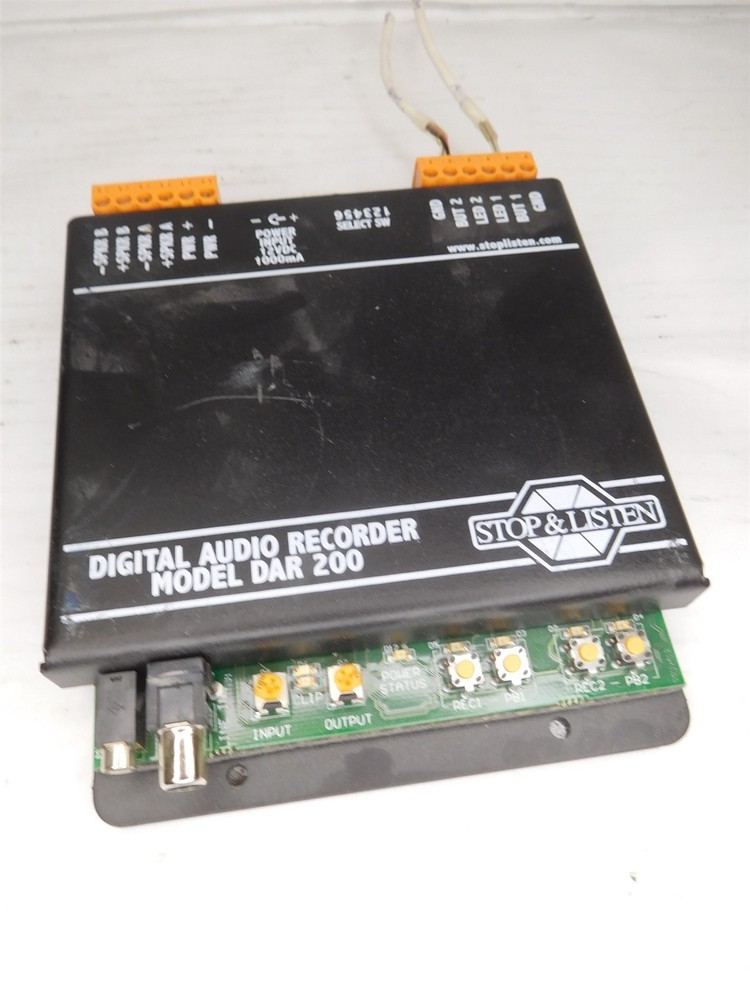 Stop & Listen Digital Audio Recorder Model DAR 200 (S3)