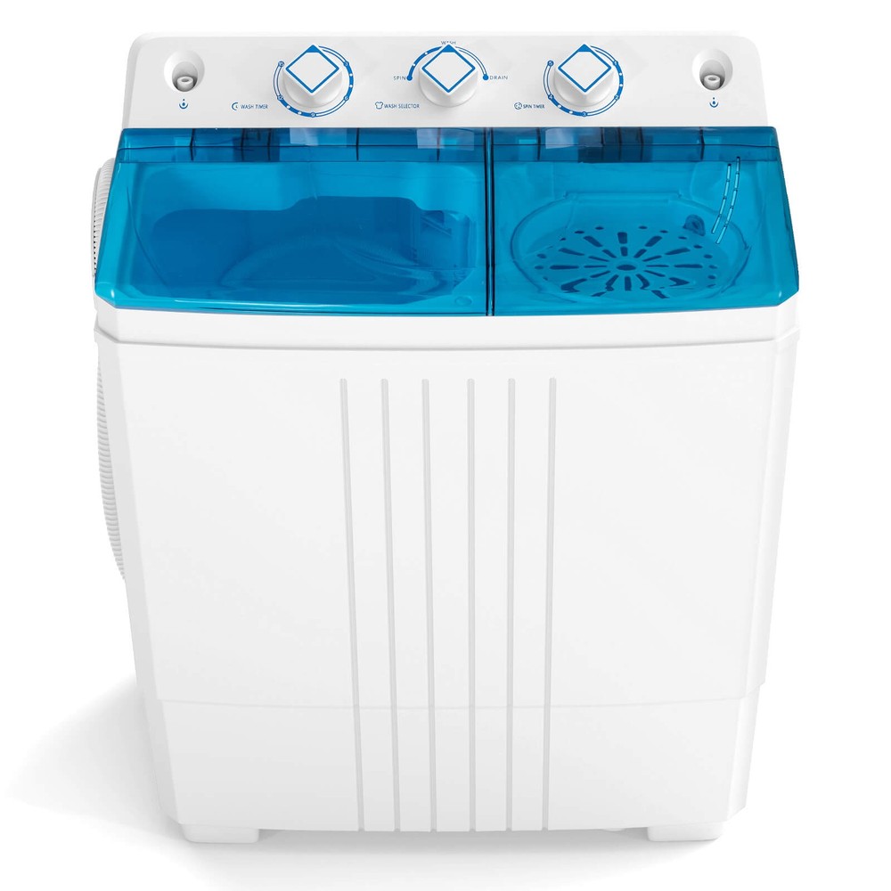 Portable Washing Machine with Drain Pump Timer Control Compact Washing Machine