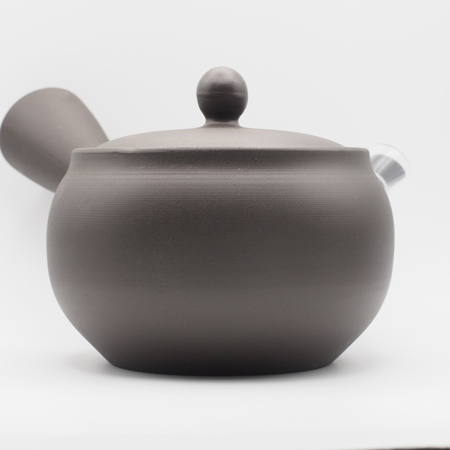 Japanese Teapot Kyusu Tokoname Ware 'Dark Gray Ceramesh' 330ml Japan-Made NEW