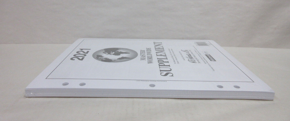 2021 H.E. Harris Master Worldwide Stamp Supplement Whitman Album Pages