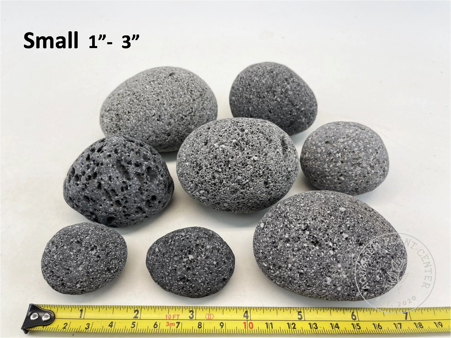 Tumbled Black Lava Rock Pebble/Planted Aquarium/Decoration/Hardscape/NaturalSton