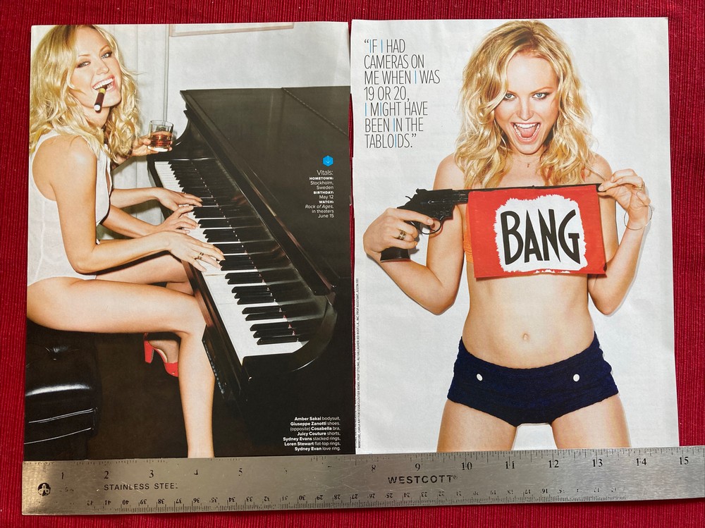 Actor Malin Akerman 9-page 2012 Print Article - Great To Frame!