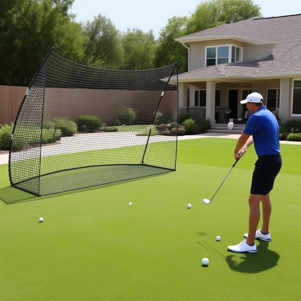 10x7 FT Golf Practice Net, Golf Hitting Nets Portable Training Golfs Equipment