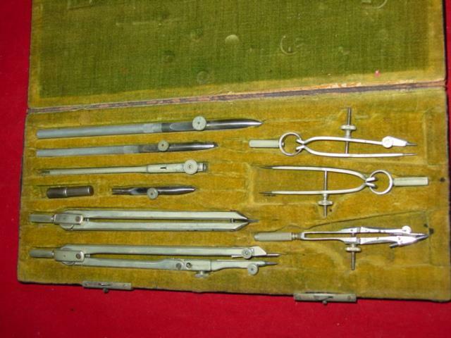 Vintage K&E Keuffel & Esser PILOT DRAWING INSTRUMENTS Drafting Set Case Tools