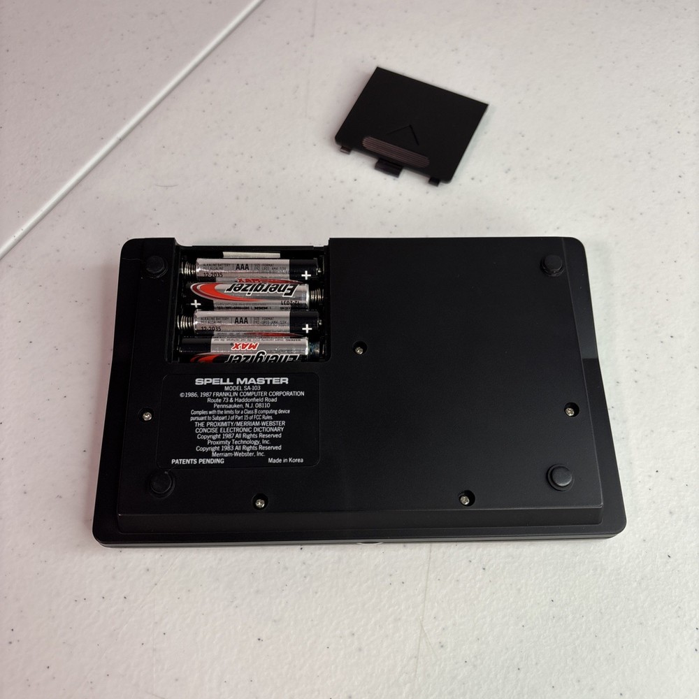 Franklin Computer Spelling Master SA-103 TESTED WORKS